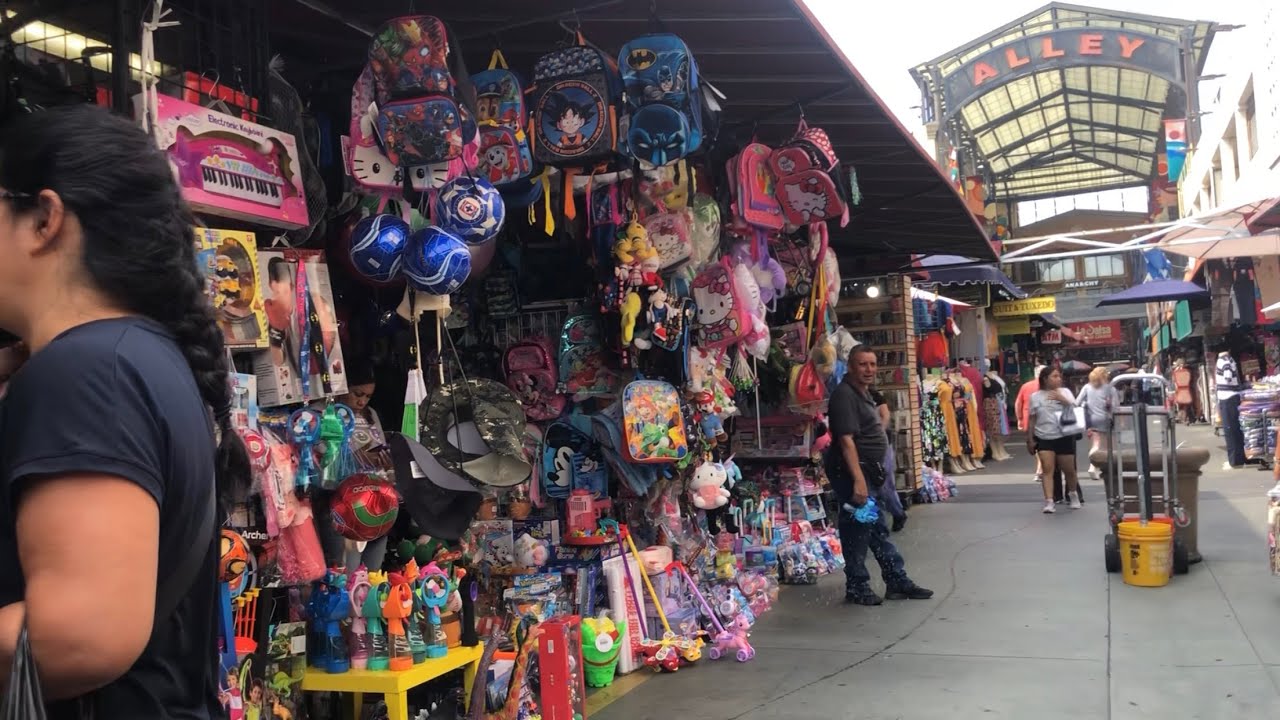 Los callejones en Los Angeles CA   Probamos tacos de canasta! Part 2