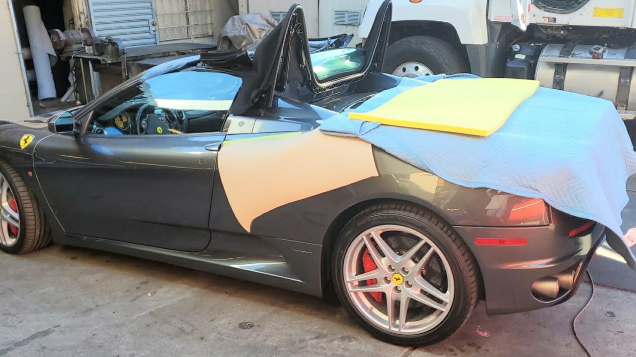 How to Repair Ferrari Convertible Top -  Auto Upholstery.