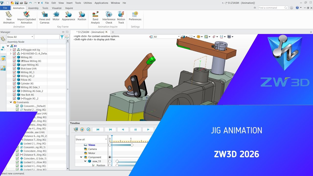 ZW3D - Tutorial - Jig Animation