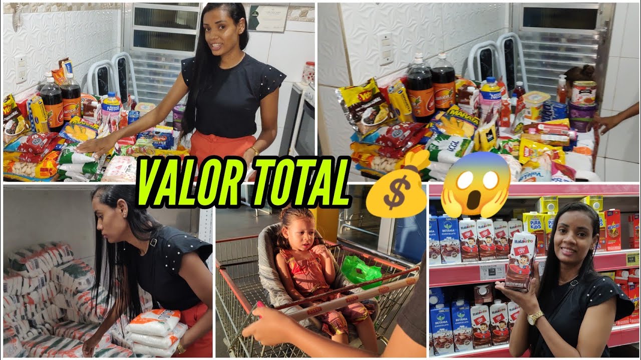 PRIMEIRA COMPRA 🛒 DE 2026 ✨🙏🏼 | Quanto Gastamos? 💰 Carrinho Cheio ❤️