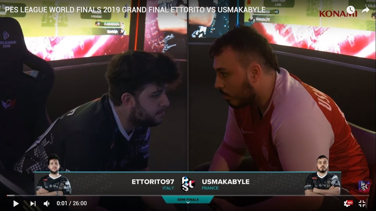 PES LEAGUE WORLD FINAIS 2019 - GRANDE FINAL ETTORITO VS USMAKABYLE