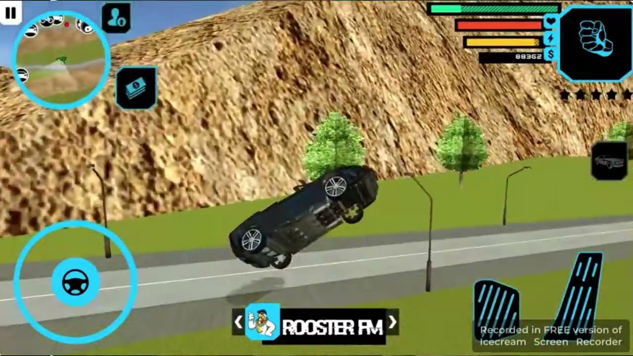 truck driver city crush driving avalanch