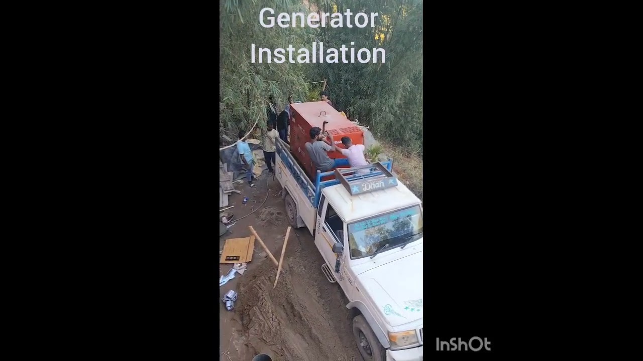 Generator installation in Ri-Bhoi Jungle resort