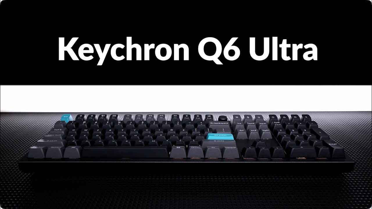 Беспроводная механическая клавиатура Keychron Q6 Ultra Custom с частотой опроса 8K.