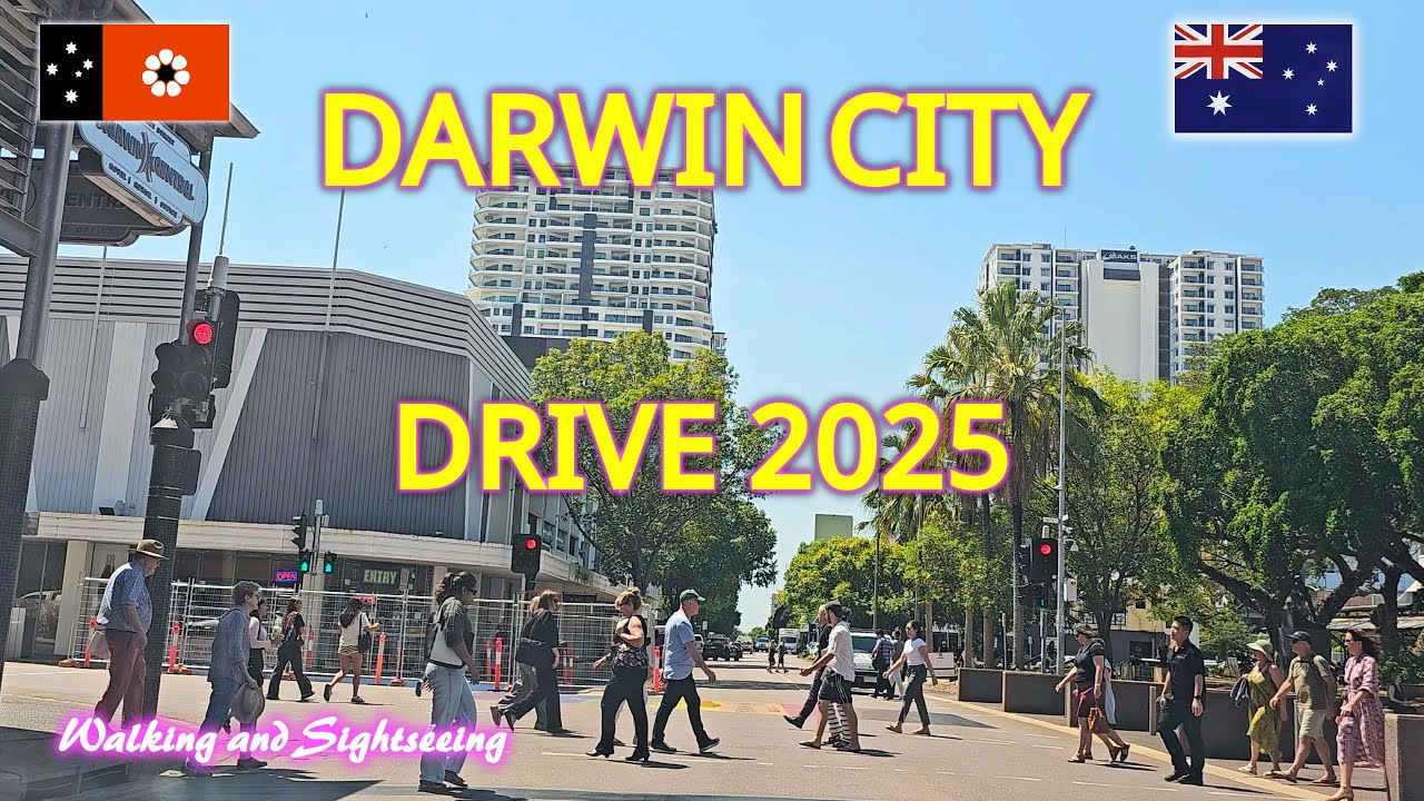 Driving Tour in Darwin City | 14 August 2025 | Beautiful Dry Season Day in the NT Top End Australia