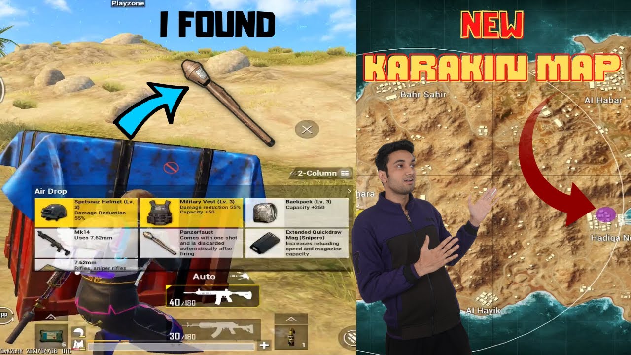 New Karakin Map I Found Panzerfaust Sticky Bomb New Update Gameplay Pubg Mobile