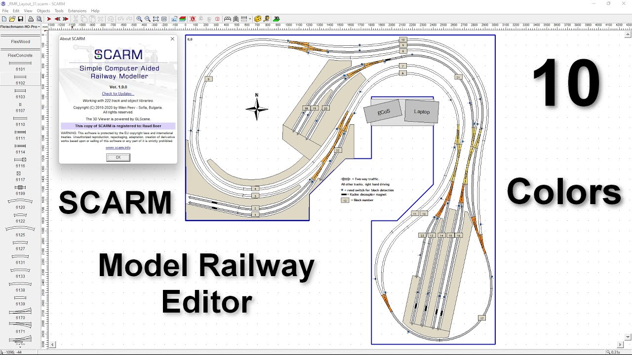 Model Railway Design with SCARM 10