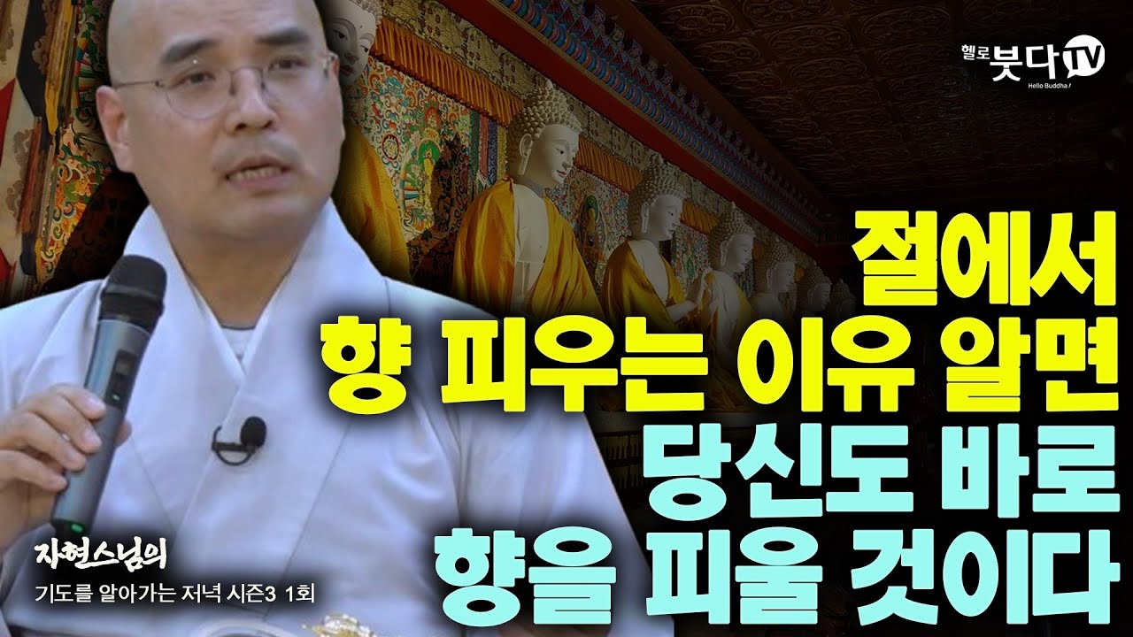 절에서 향 피우는 이유 알면 당신도 바로 향을 피울 것이다 | 템플 불교 웃음 재미 사찰 문화 이야기 전설 설화 | 자현스님 기도를 알아가는 저녁 시즌3 1회