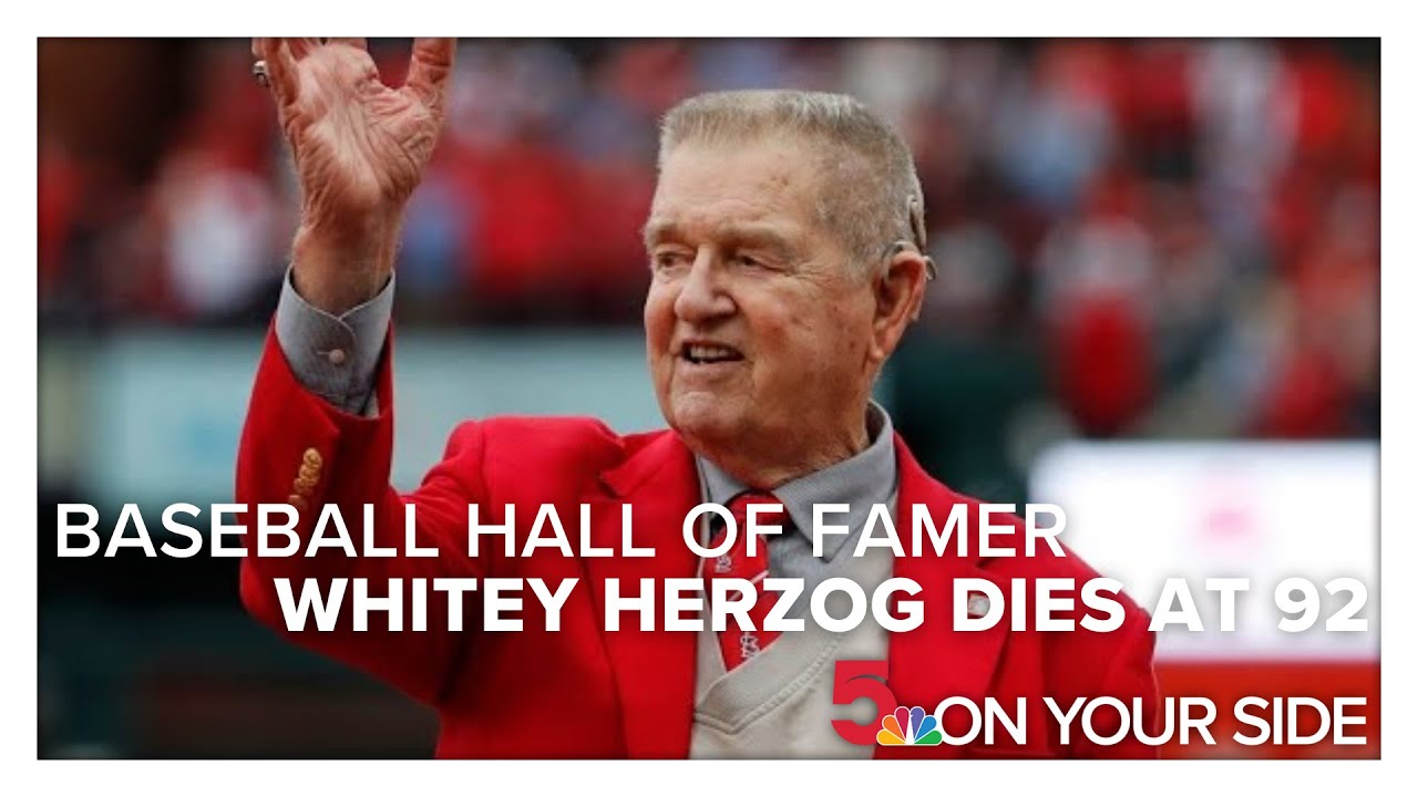 Hall of Famer Whitey Herzog dies at 92