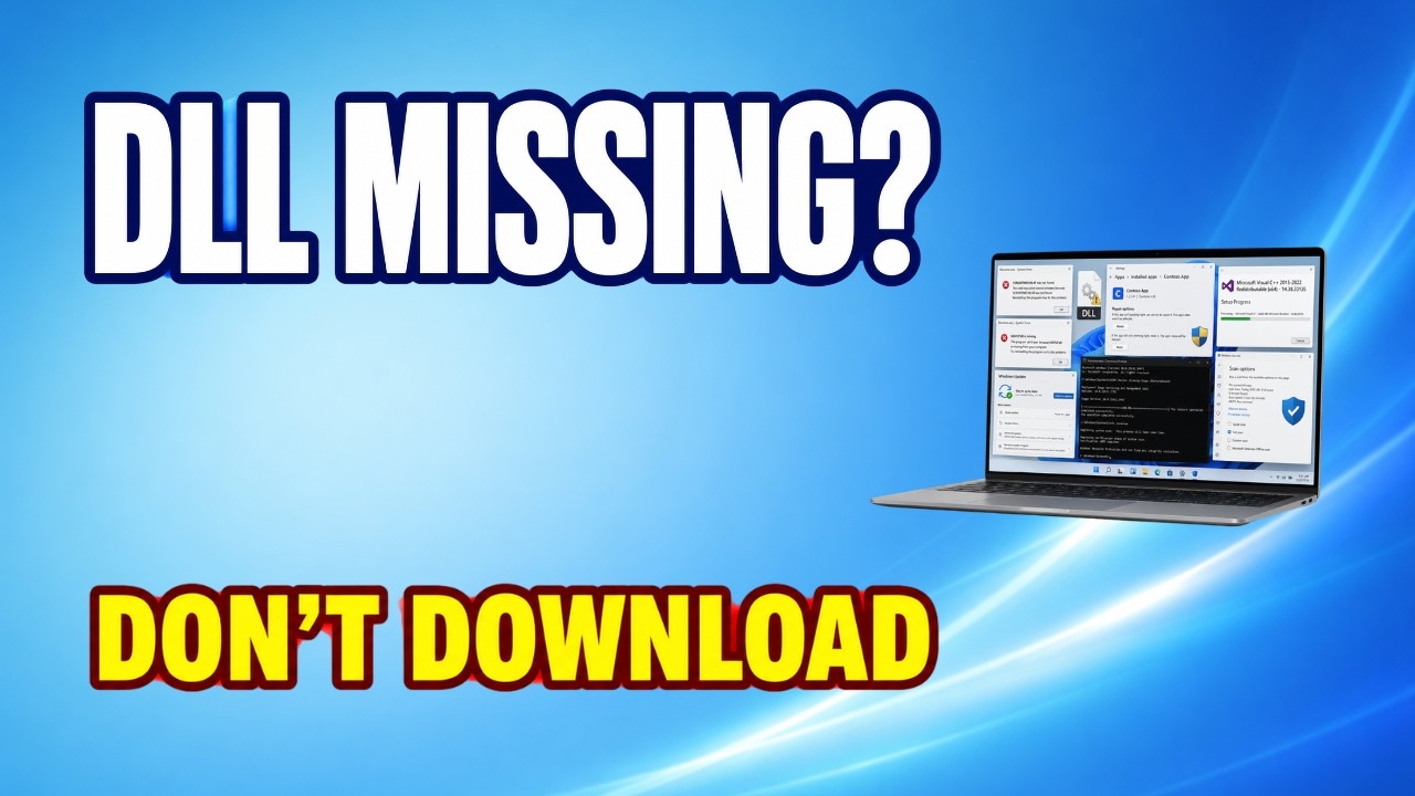 Missing DLL Files in Windows? Fix VCRUNTIME and MSVCP Errors Safely