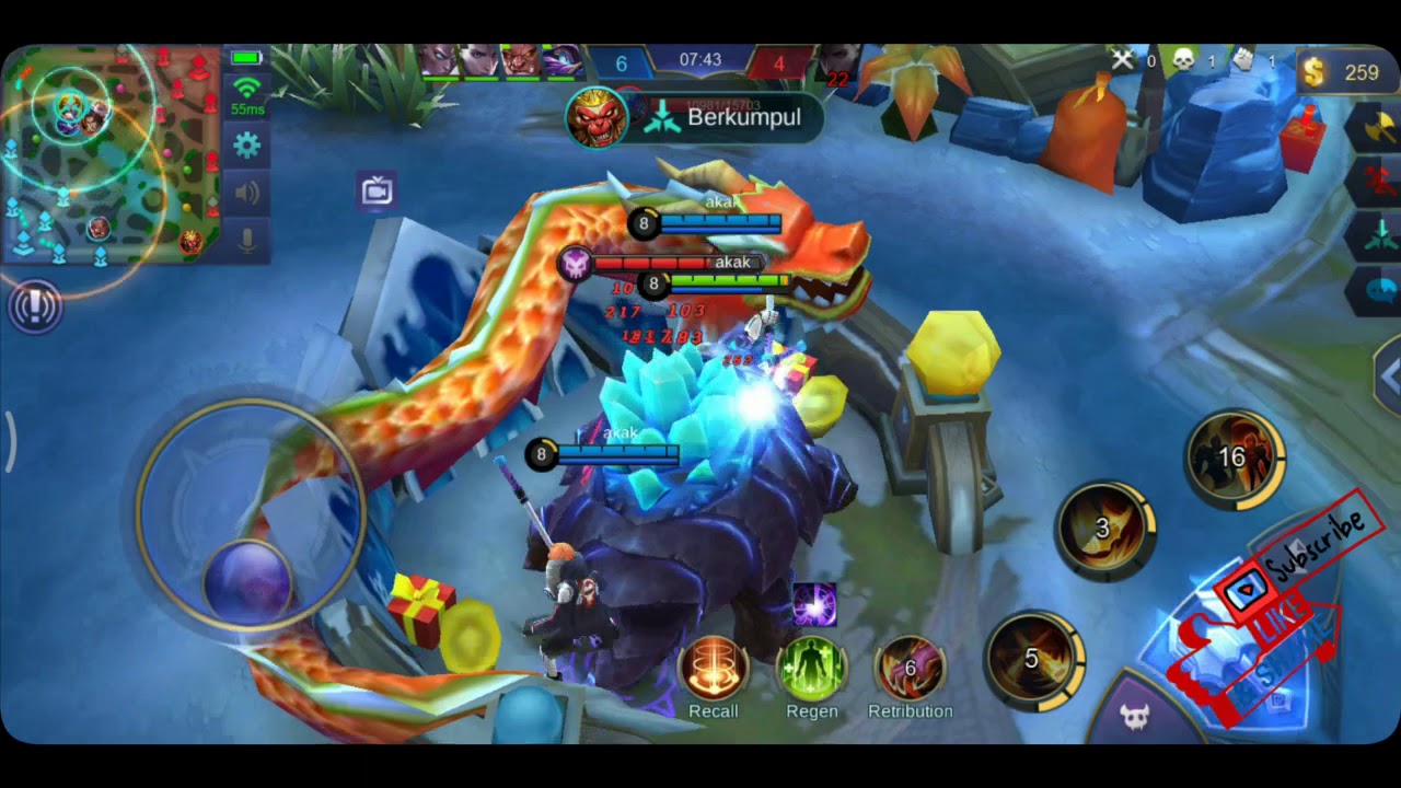 TUTORIAL SUN STREET LEGEND,.,.CETAR BANGETT,.,.,.#SUN#ML#MobileLegend#JessNoLimit#7