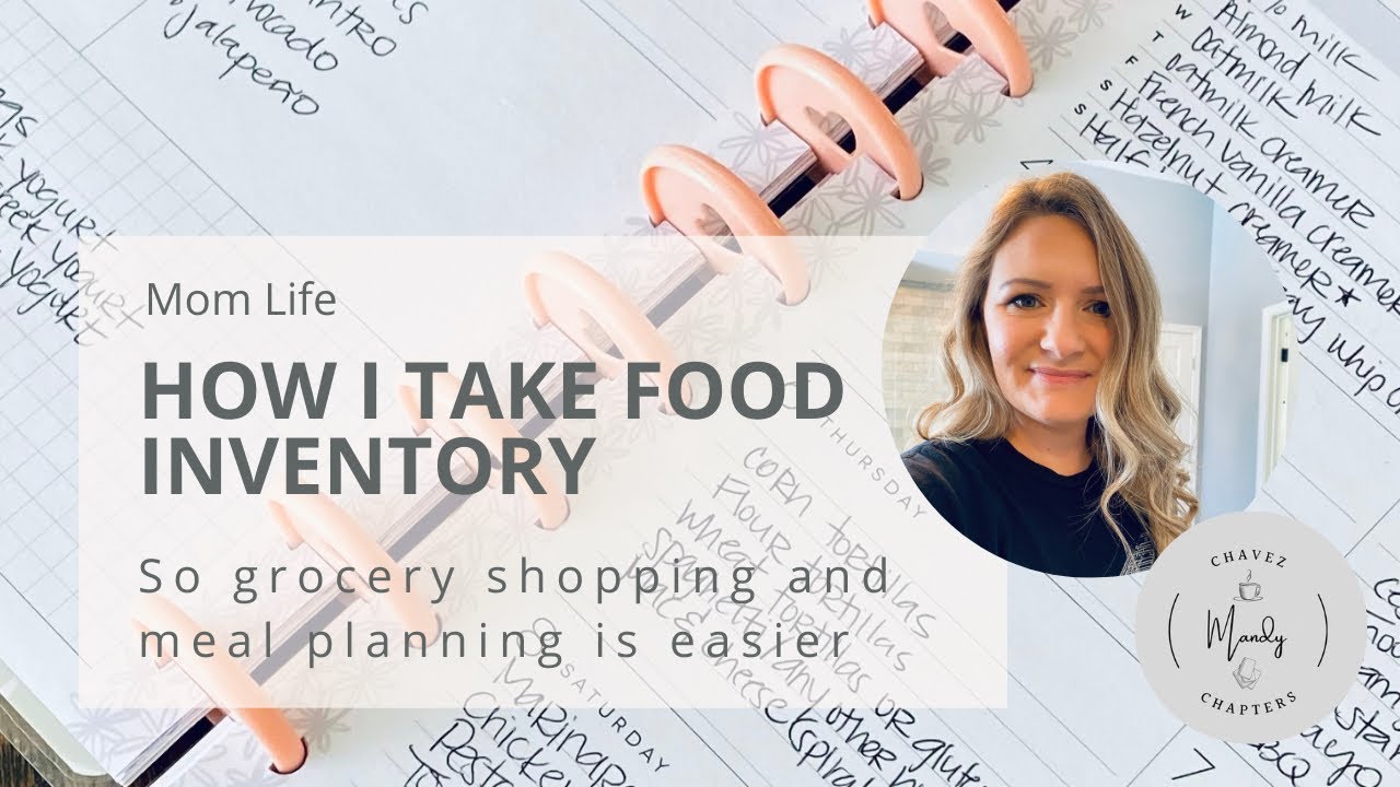 How I Use a Food Inventory For Easy Grocery Shopping and Meal Prepping