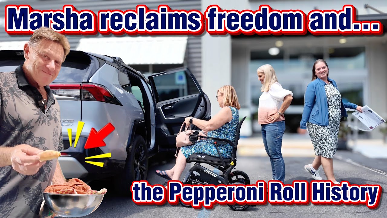 Pepperoni Rolls History Revealed & Marsha’s Freedom with Jazzy Ultralite! 🥐🚀 