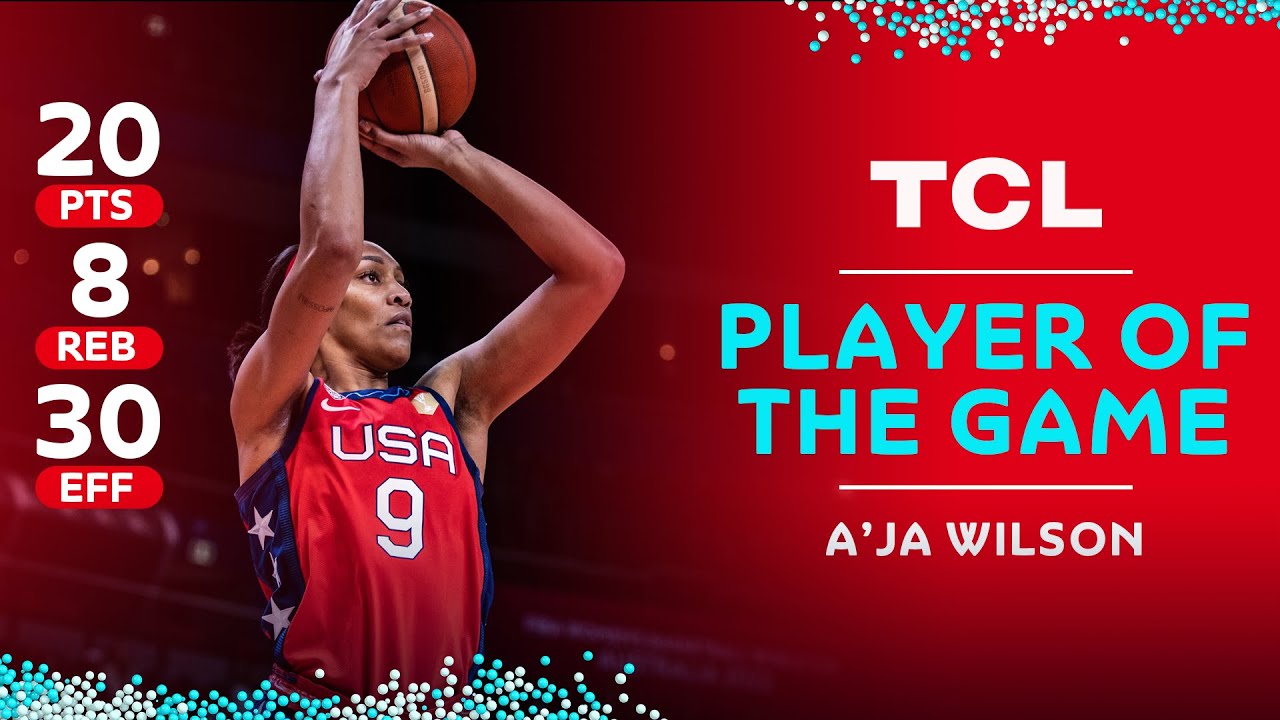 A'Ja WILSON 🇺🇸 | 20 PTS | 10/11 FG | 30 EFF | TCL Player of the Game vs. KOR