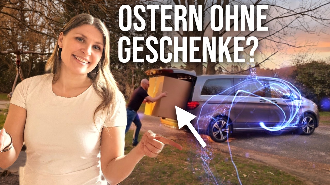 Osterdeko und Probleme auf der Suche nach dem perfekten Oster-Geschenk f&uuml;r 5 Kinder - Vlog