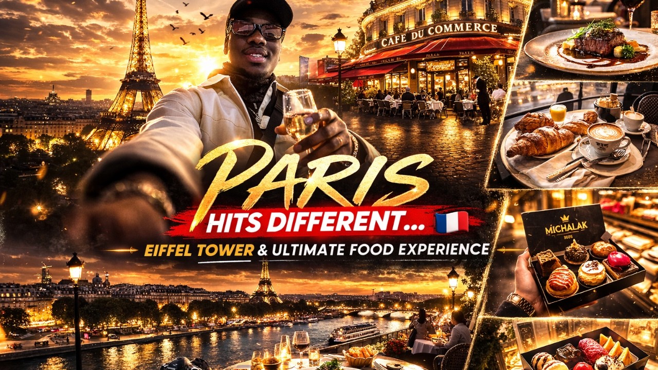 Paris Hits Different… 🇫🇷 | Eiffel Tower & Ultimate Food Experience