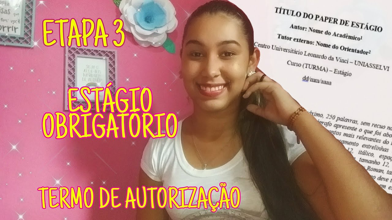 COMO FAZER PAPER DE ESTÁGIO COM OS ANEXOS | estágio obrigatório período de pandemia