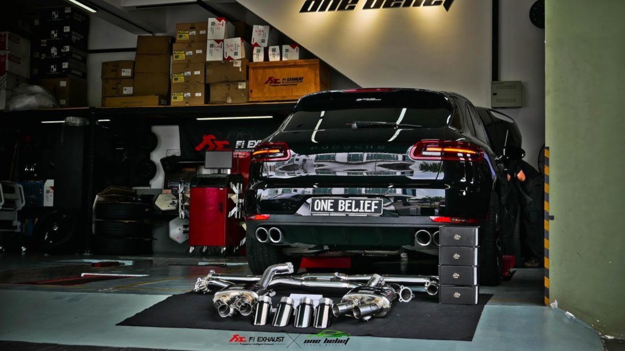95B.1 Macan 2.0T Cold Start, Idle Rev, Flybys w/ Valvetronic Catless Fi EXHAUST X One Belief