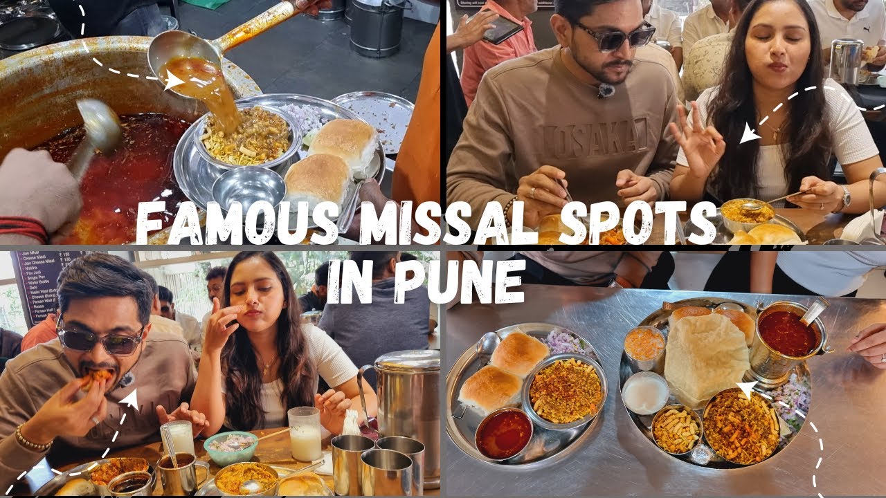 Craving some spicy Misal? तिखट आणि कुरकुरीत मिसळचा अनुभव पुण्याच्या सर्वोत्तम ठिकाणी घ्या!" 🌶️🍛