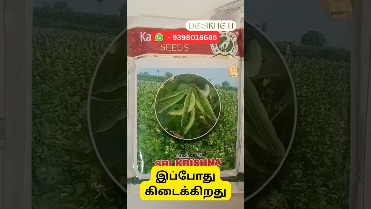 Sri Krishna Dolichos Seeds | Desikheti - Buy Seeds Online | Contact - 9398018685 
