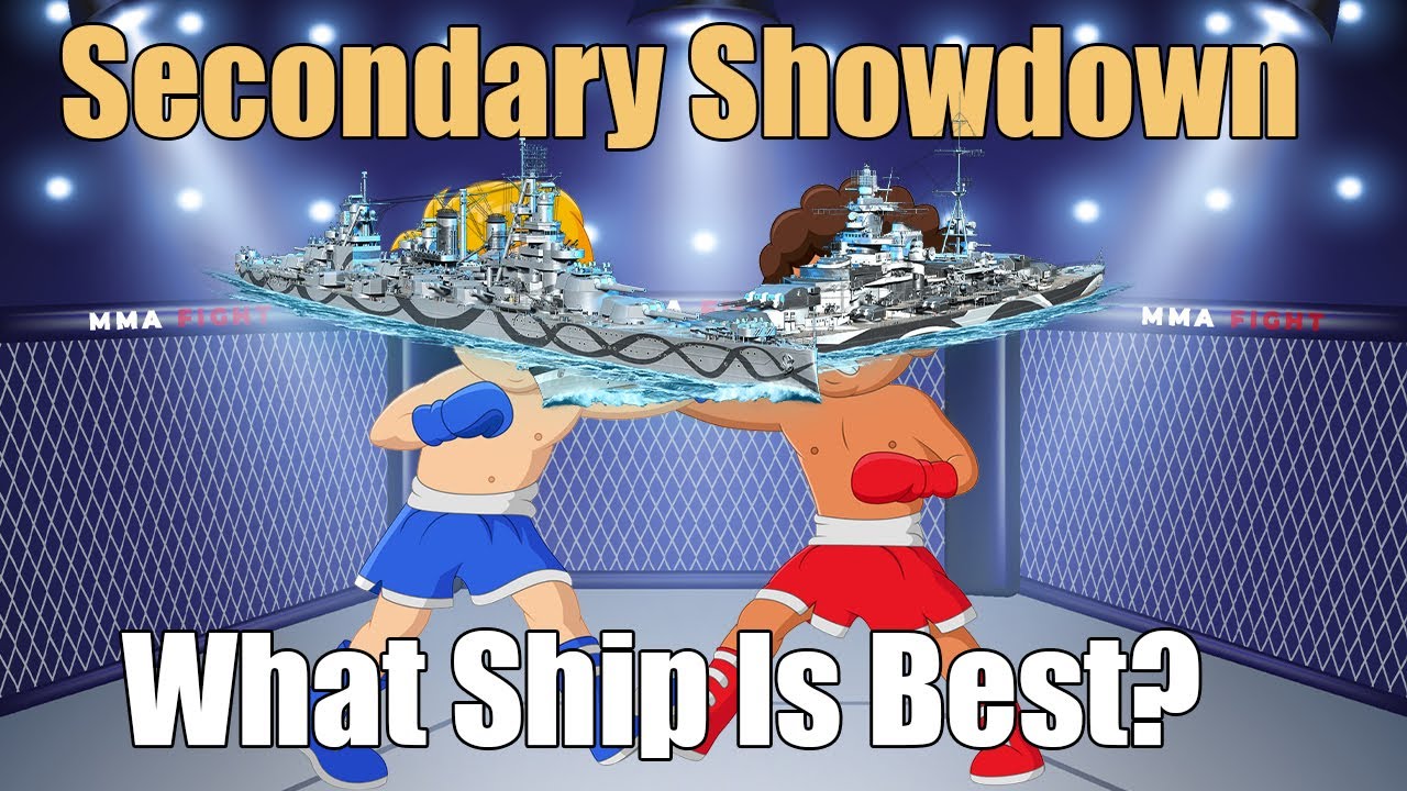 Вторичное столкновение: лучший второстепенный корабль T7 | World of Warships Legends | 4k