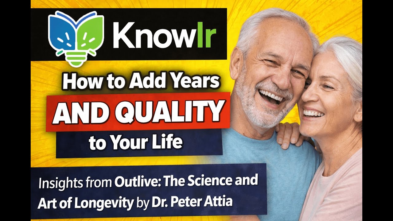 How to Add Years AND Quality to Your Life (Insights from Outlive by Dr. Peter Attia)