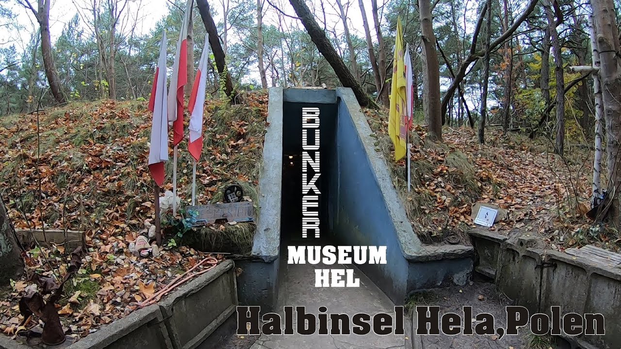 Bunkermuseum in Hel. Halbinsel Hela, Polen