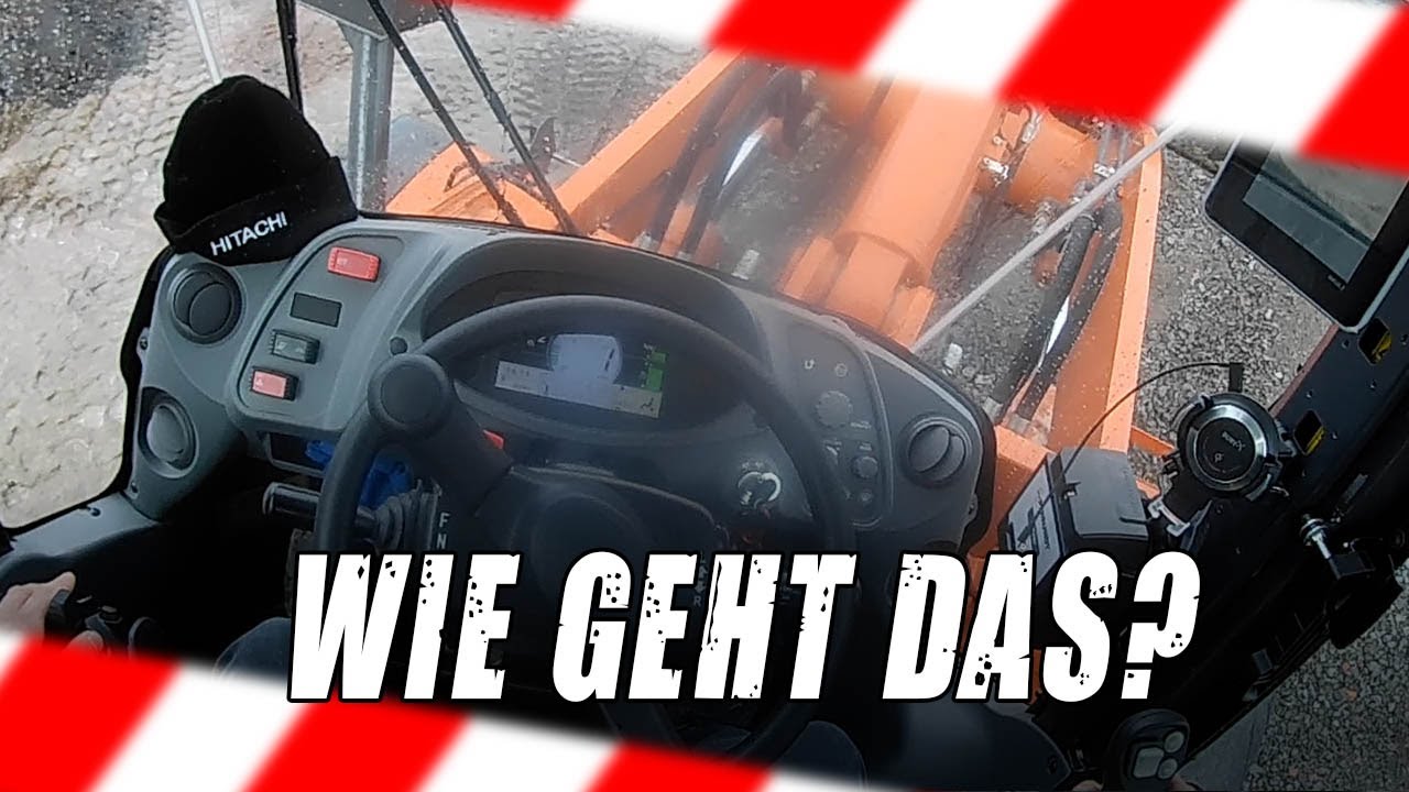 Maschine steuern OHNE LENKRAD zu benutzen ?! | Der Macker mit dem Bagger