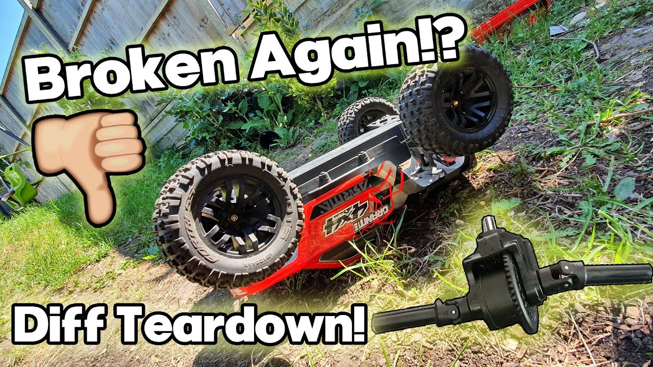 Granite 4x4 Brushless is broken again! Diff related Problem & Trying to find the culprit!