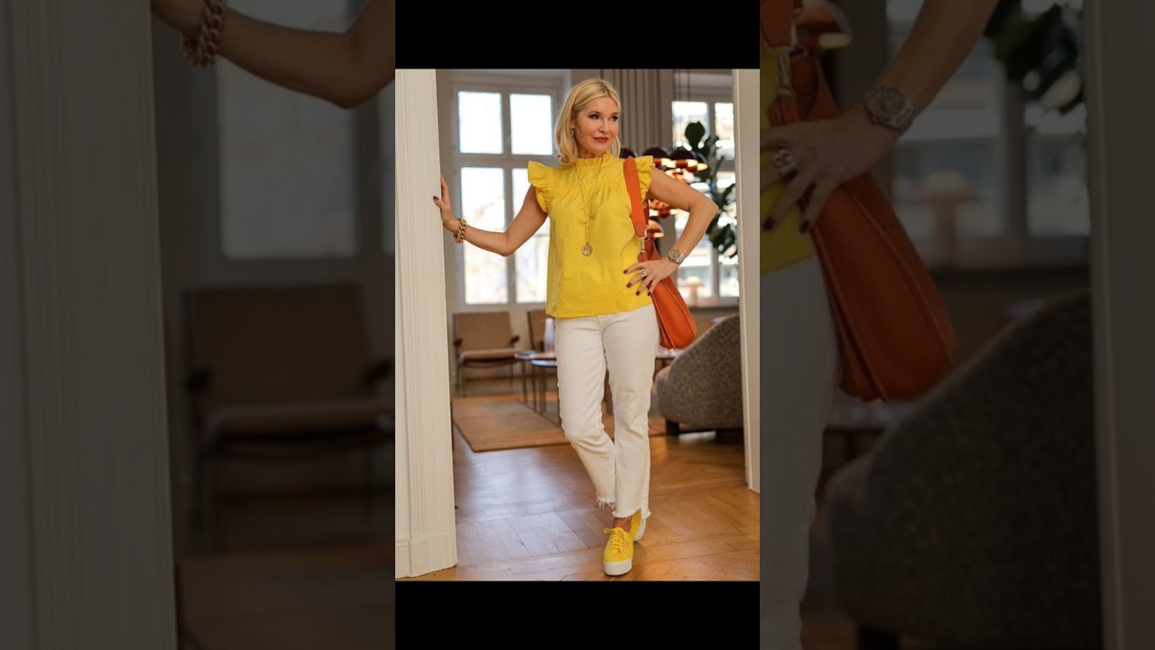 Como Vestir Sport Y Elegante A Los 50 A&ntilde;os #fashion#look#moda#outfit#style#mujeres#bonita#ropa