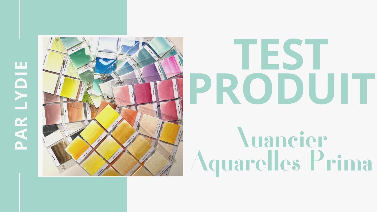Nuancier Aquarelles - Prima Marketing