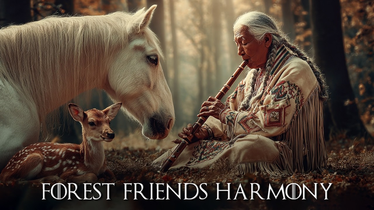 Forest Friends Harmony 🦌 Native American Flute Music for Deep Sleep, Calm & Healing Peace