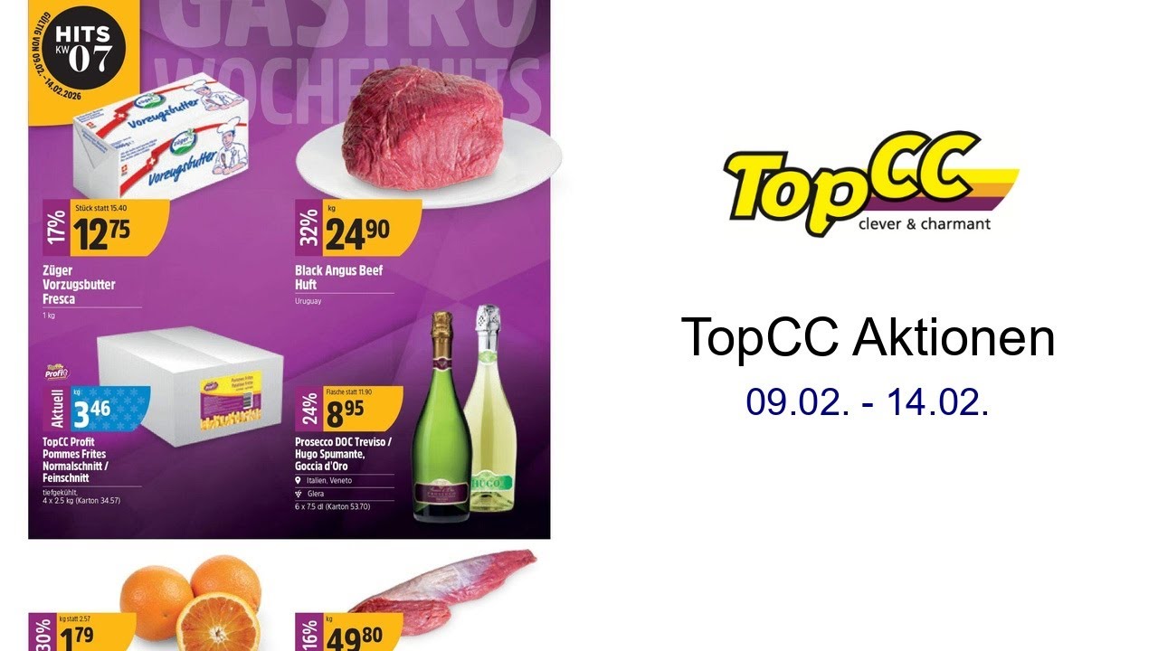 TopCC Aktionen 09.02. - 14.02.