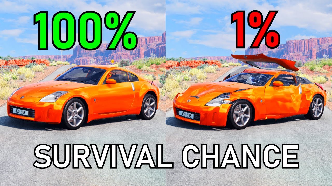 Realistic Survival Chance Crashes #41 | BeamNG.drive