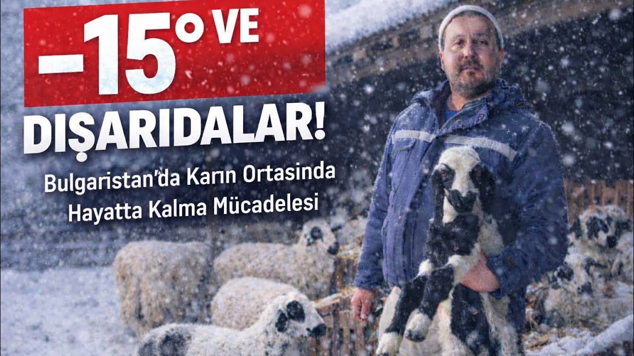 Bulgaristan’da genç çiftçi ailenin yaşam mücadelesi~village life 