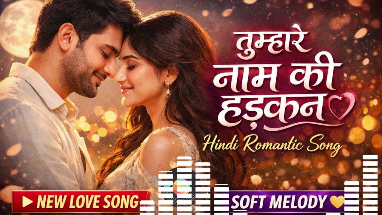 तुम्हारे नाम की धड़कन | Hindi Romantic Song | Love Song 2026 | Soft Melody