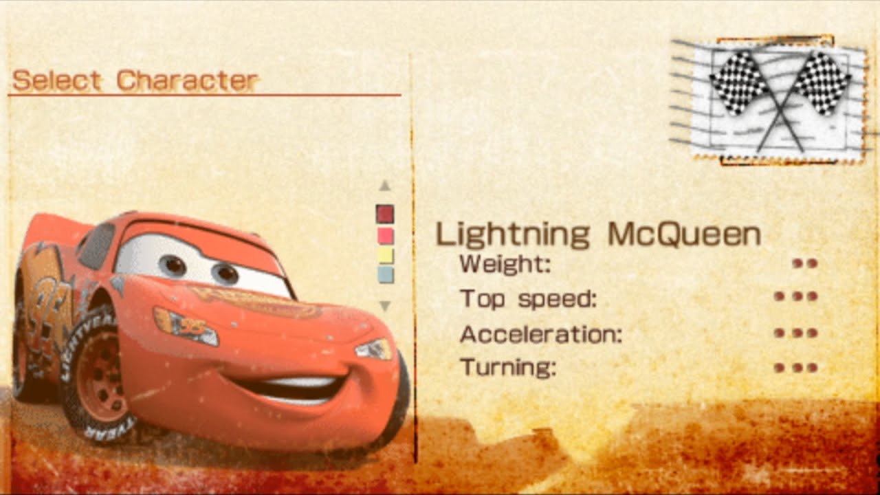 Автомобили Все персонажи [PSP]