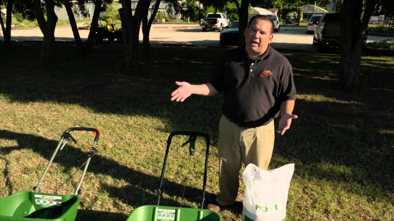 Calibrating a Spreader for Turfgrass Seed