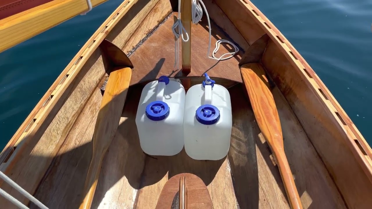 Sailing my CLC Skerry, “Swallow” on Lake Toya - 26th July 2022