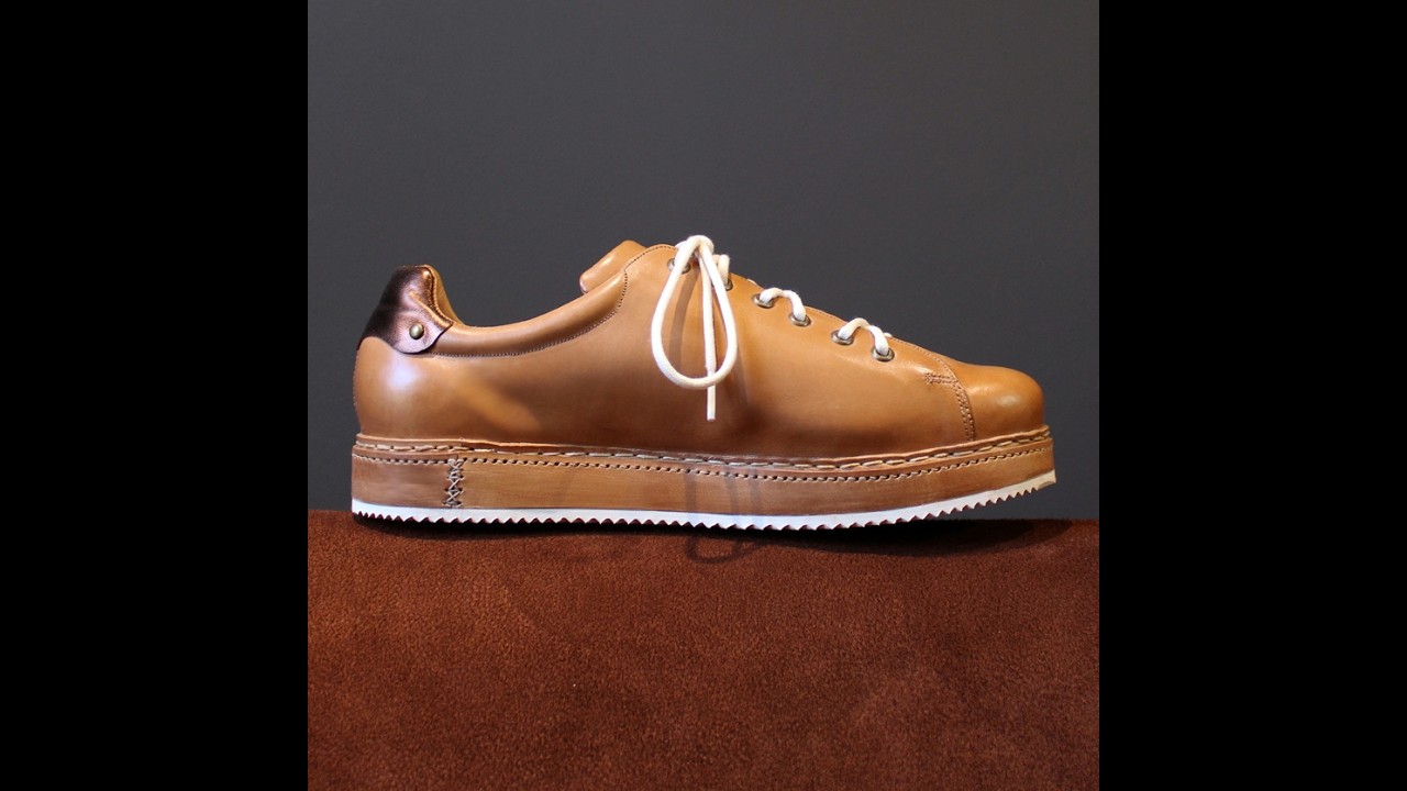 Bespoke Buckland Sneakers (Trainers) from handsewn shoemakers, Carreducker