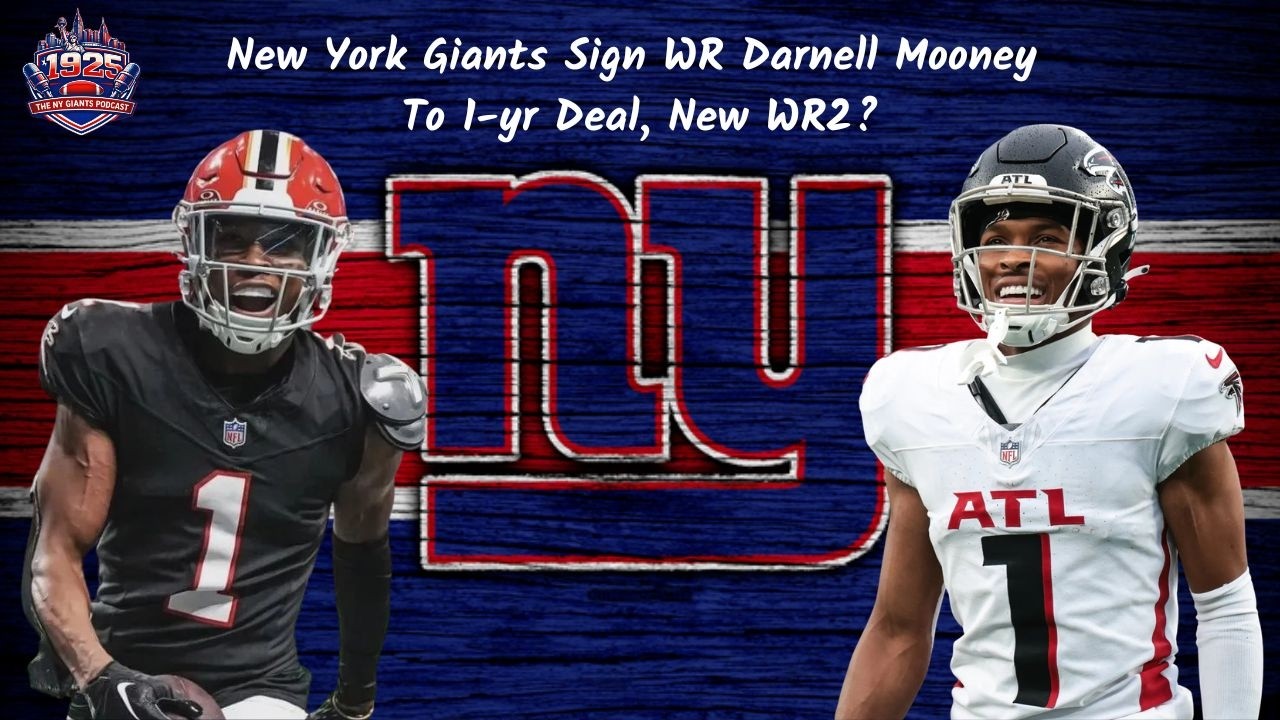 New York Giants Sign WR Darnell Mooney To 1-yr Deal | New WR2? | Matt Nagy | Darius Slayton