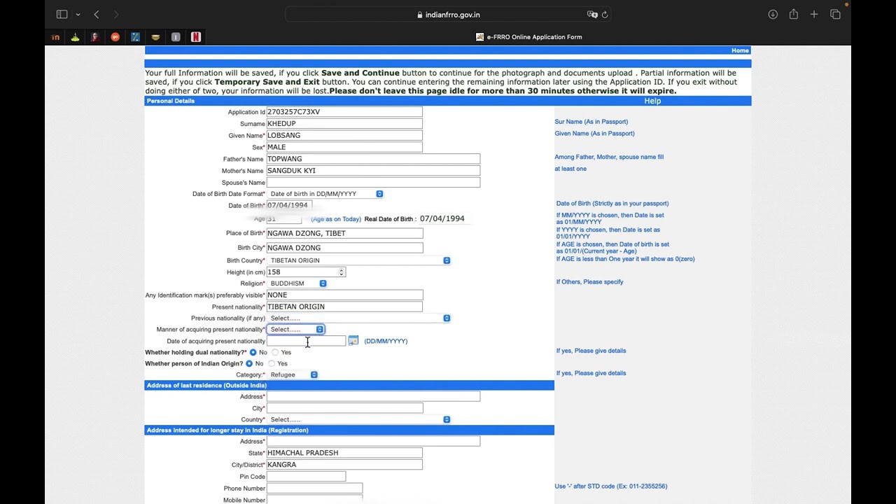 HOW TO APPLY FOR AN EXIT PERMIT THROUGH THE ONLINE PORTAL (e-FRRO)