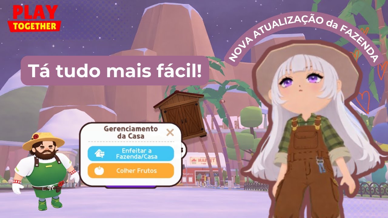 Colher tudo com 1 clique?! 👀 Nova fazenda no Play Together
