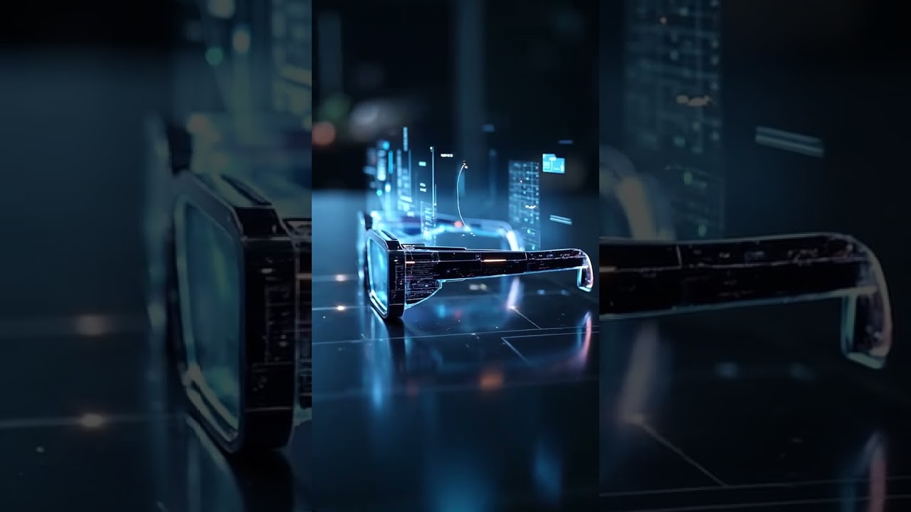 Futuristic AI Glasses That Feel Like Sci-Fi 👓✨ #Shorts