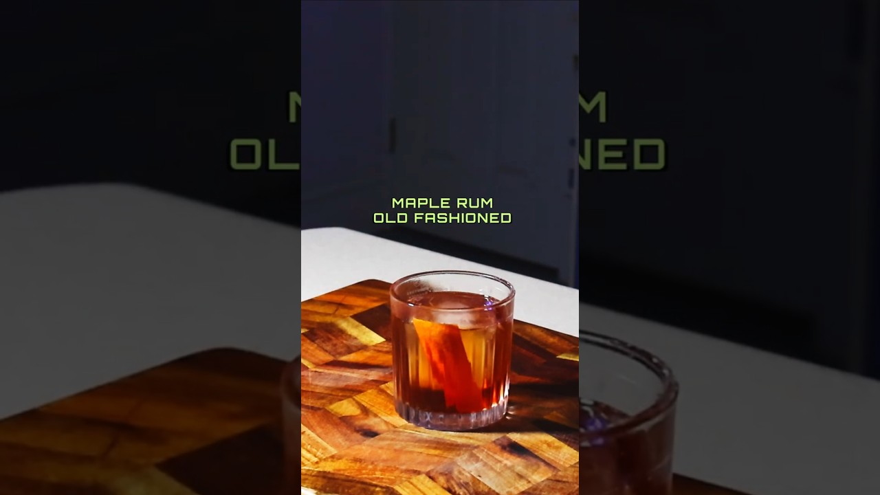 Maple Rum Old Fashioned