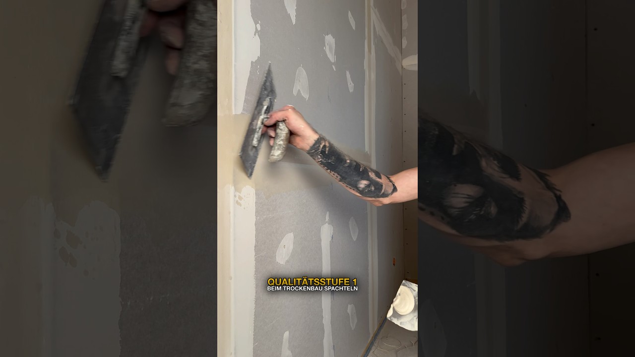 ✨ Qualit&auml;tsstufe 1 &ndash; so wird&rsquo;s gemacht! ✨ #diy #handwerk #hausbau #renovation #sanierung #gips #haus