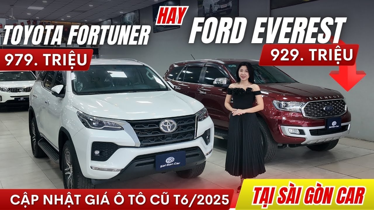 Dưới 1 Tỷ Mua Xe Gầm Cao 7 Chỗ nào, FORTUNER Hay EVEREST Là Lựa Chọn Sáng Suốt | Báo Gía Sài Gòn Car