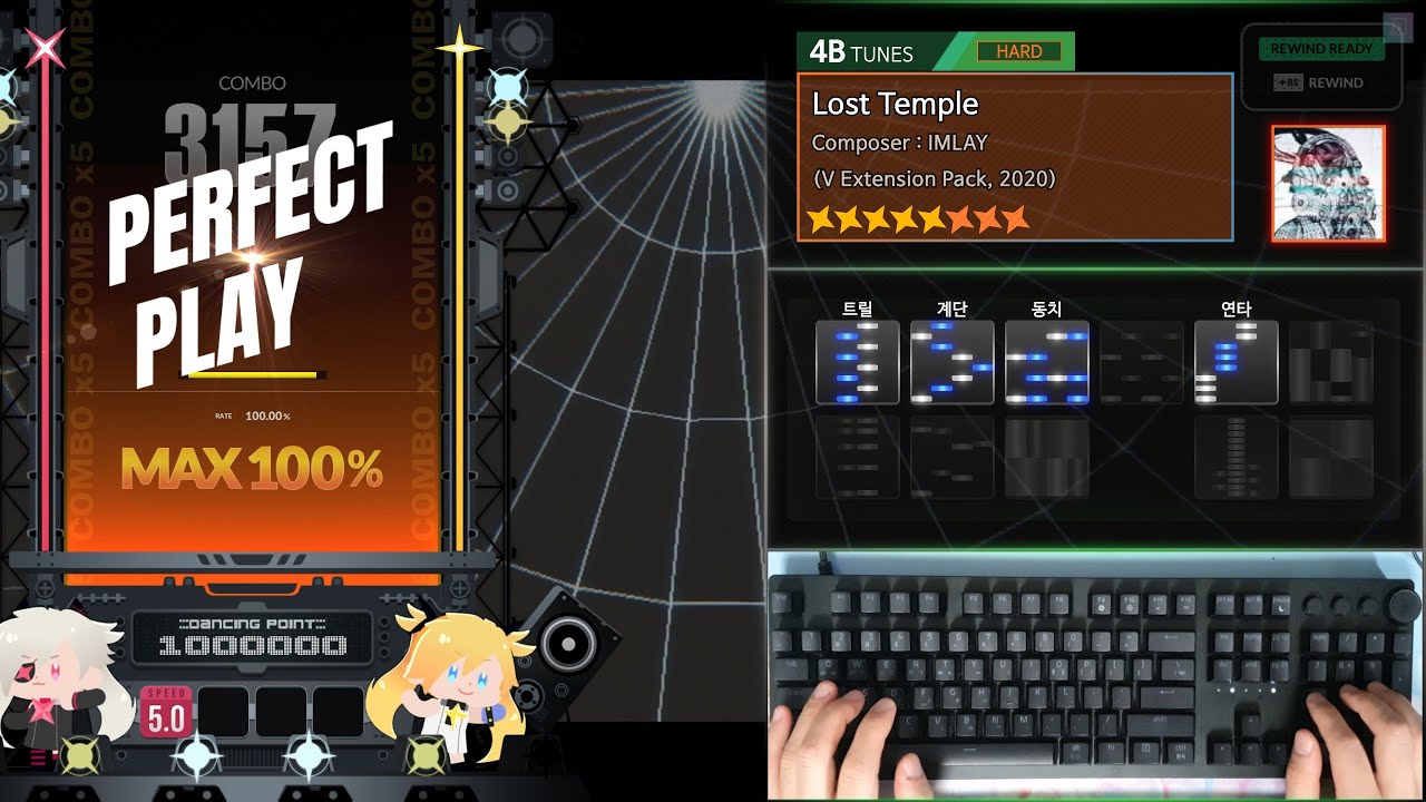 [DJMAX RESPECT V] Lost Temple | 4B HD | ★8