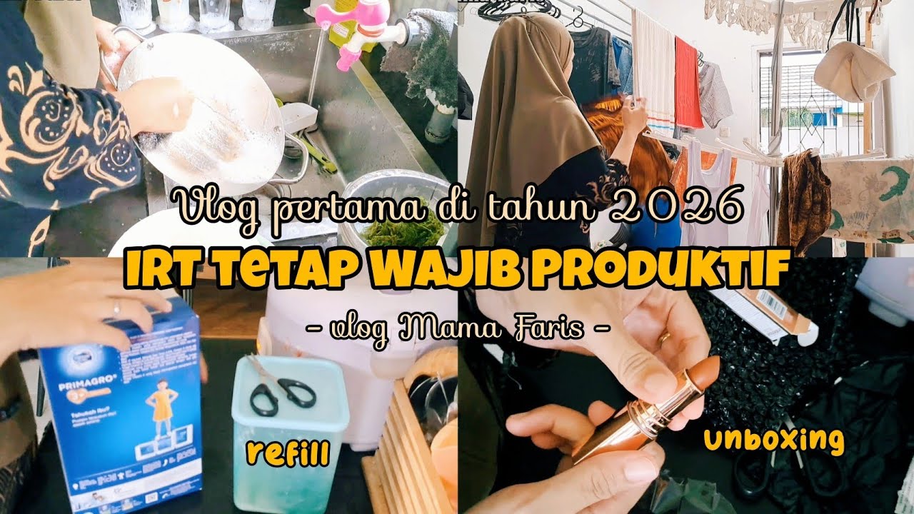VLOG PERTAMA DI TAHUN 2026 KEGIATAN PRODUKTIF IRT