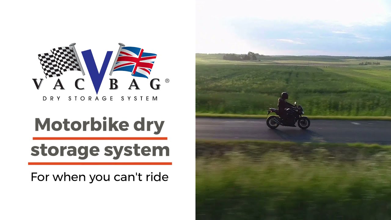 Vac Bag&reg; universal corrosion and rust prevention solution for your motorcycle.